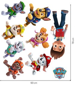 Samolepka na stenu "PAW Patrol 5"