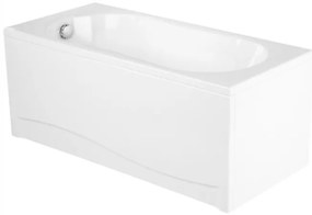 Cersanit Nike, akrylátová vaňa 150x70cm + nožičky, biela, S301-246