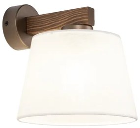 Brilagi - Nástenné svietidlo LATTE 1xE27/15W/230V borovica/biela