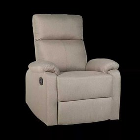 LuxuryForm DESIGN Televízne kreslo CARLOS s polohovaním - béžové