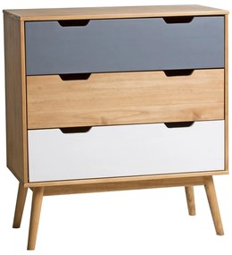 Komoda z masívneho borovicového dreva Marckeric Cusco, šírka 80 cm