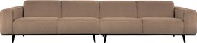 BePurehome Statement XL 372 cm latková sedačka - Svetlohnedá