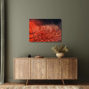 Sklenený obraz - Basketbalová lopta (70x50 cm)