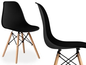 Jedálenská stolička MILANO hnedá / čierna