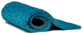 Modrý koberec Universal Aqua Liso, ø 100 cm