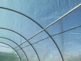 Garden Line 3-dielny zelený fóliový záhradný tunel 4 x 2,5 x 2 m