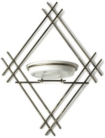 NÁSTENNÝ DRŽIAK NA KVETINÁČ EVELIN 41X31X26 CM ZLATÁ