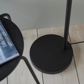 Endon 98753 - Stojacia lampa FRANKLIN 1xE27/10W/230V matný chróm/antracit