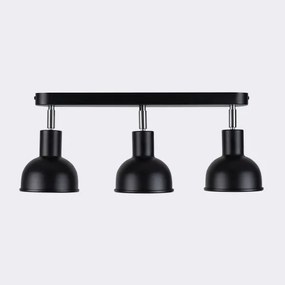 Sollux SL.1318 - Bodové svietidlo ELBA 3xE27/15W/230V čierna