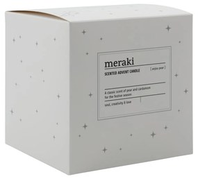 meraki Vonná adventná sviečka Anjour Pear 560 g