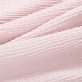 Goldea krepové posteľné obliečky - púdrovo ružové 140 x 200 a 70 x 90 cm