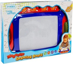 LEAN Toys Magnetická tabuľa Modrý slovník Pečiatky