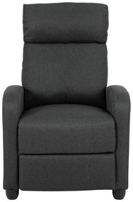 Antracitové relaxačné kreslo Siom – Actona