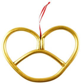 DECOLED Pretzel, 25,3 x 18,7 cm, zlatá