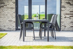 Záhradný jedálenský set Viking L + 4x ratanová stolička Paris