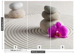 Fototapeta Vliesová Zen stones 208x146 cm