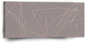 Sablio Obraz Trojuholníková abstrakcia - 110x50 cm