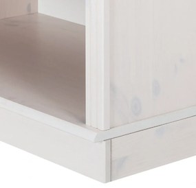 Biela knižnica z borovicového dreva 148x223 cm Anita – Støraa