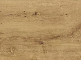 Nočný stolík Easy Plus, doskový dub / sivé sklo