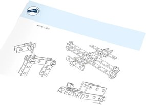 Stavebnica Nordic 67 dielov – prírodná drevená stavebnica v pastelových farbách