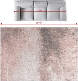 Koberec Softness nude cream rose 200x290cm