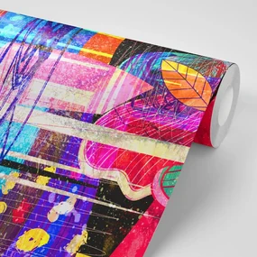 Samolepiaca tapeta texturované geometrické prvky