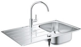 GROHE 31562SD1 - Sada kuchynského drezu s batériou BAU 860 x 500 mm z nerezovej ocele