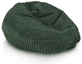 Sedací vak SAKO tmavozelený stripe