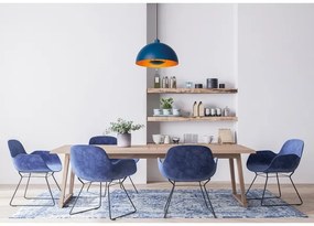 Lucide 45496/01/35 - Luster na lanku SIEMON 1xE27/40W/230V modrá