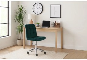 Tmavozelené kancelárske kreslo Q-020 VELVET