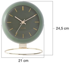 Stolové hodiny ø 21 cm Globe – Karlsson