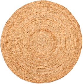 My Flair, AKCIA: 120x120 (průměr) kruh cm Kusový koberec Lola natur kruh, béžová, chodba / predsieň
