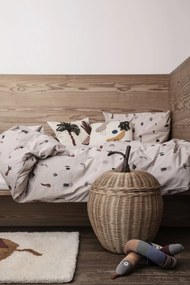 Ferm Living Prútený kôš s vekom Apple