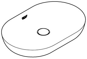 GROHE 3960800H - Umývadlo na dosku ESSENCE 600 × 400 mm keramika/biela