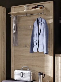 Nástenný vešiakový panel Go, dub sonoma