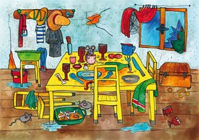 MARIONETINO Bábky a kulisy k rozprávke Brémski muzikanti