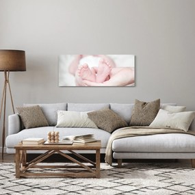 Obraz detských nožičiek (120x50 cm)