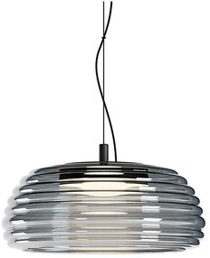 Redo 01-4543 - LED Stmievateľný luster na lanku ONDULA LED/16W/230V čierna/dymová