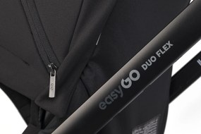 Súrodenecký kočík EasyGo Duoflex Ebony Black 2 športové časti