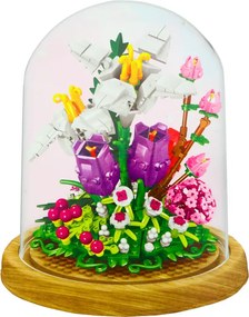 LEAN Toys 487 kusov kvetinovej sady v stojane