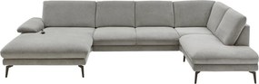 XXXLutz SEDACIA SÚPRAVA, textil, sivá Dieter Knoll - Sedačky - 000436007001