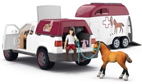 Schleich 42704 Mobilný veterinár s prívesom
