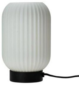 Dyberg Larsen Riflet stolná lampa, výška 23 cm