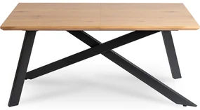 JAKS Rozkladací stôl Hamilton 160-200 cm zlatý dub