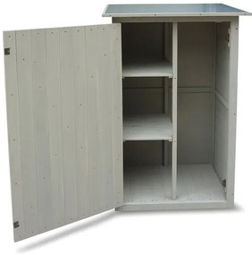 Habau Záhradná skriňa Benno, 76 x 56 x 117 cm, sivá  (100344780)