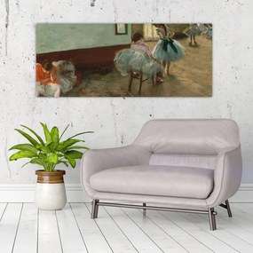 Obraz - Edgar Degas, The Dance Lesson, reprodukcia (120x50 cm)