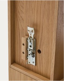 Modulárny policový systém v dekore duba v prírodnej farbe 80x80x25 cm Ina – Kave Home