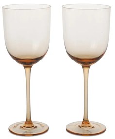 Poháre na biele víno Host, set 2 ks – ružové