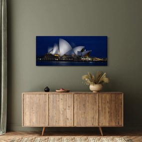 Obraz nočného Sydney (120x50 cm)