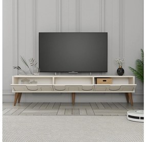 TV stolík/skrinka Bipemu 3 (krémová + orech) . Vlastná spoľahlivá doprava až k Vám domov. 1095684
